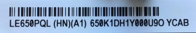 T-CON PARA TV SONY OLED 4K HDR (ANDROID) SMART TV / NUMERO DE PARTE 6871L-6385A / 6870C-0848A / 6385A / LE650PQL (HN)(A1) / PANEL YDAS065UNG01 / MODELO XBR-65A8H / XBR65A8H - Imagen 3