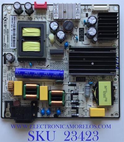 FUENTE DE PODER PARA TV HITACHI / 81-PBE060-H04C12 / SHG6004C-101H / SHG6004C12-101HA / PANEL LVU550CSDX / MODELO 55R82 / 55PFL5504 / PLE-55S09UHD