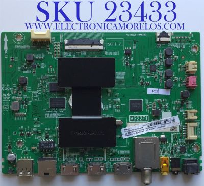 MAIN PARA TCL 4K UHD HDR ROKU SMART TV RESOLUCION (3840 x 2160) / 08-SS65CUN-OC412AA / 40-MS22F1-MAB2HG / 08-MS22F01-MA200AA / 08-MS22F01-MA300AA / PANEL LVU650NDEL / MODELO 65S421 / 65S425