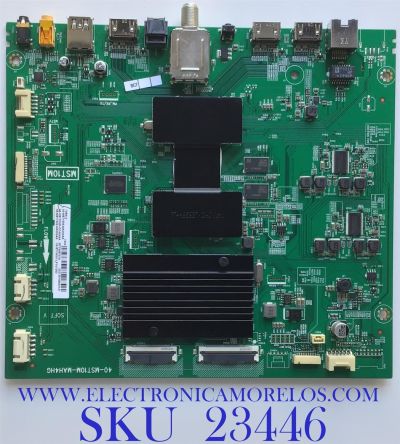 MAIN PARA SMART TV TCL 4K UHD DOLBY VISION HDR ROKU RESOLUCION (3840 x 2160) / 08-CS75CUD-OC400AA / 40-MST10M-MAH4HG / 08-MST1006-MA200AA / 08-MST1006-MA300AA / PANEL LVU750NDBL CD9W05 / MODELO 75R615