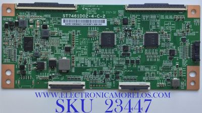 T-CON PARA TV TCL / 4T-TCN750-SS03 / ST7461D02-4-C-2 / 342911009A0211 / PANEL LVU750NDBL CD9W05 / MODELO 75R615