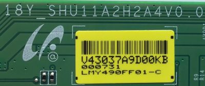 T-CON PARA TV SONY / LJ94-43037A / 18_SHU11A2H2A4V.0 / 43037A / PANEL YD8S005DND01B / MODELO XBR-49X900F - Imagen 2