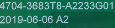 MAIN PARA TV WBOX / 9011-11T828-CD362201 / 3683T8B / P0Q19120597-00023 / PANEL K550WDC2 / MODELO 0E-55LED4KA - Imagen 3