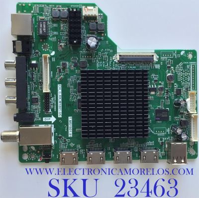 MAIN PARA TV WESTINGHOUSE·ROKU TV 4K UHD HDR SMART TV / NUMERO DE PARTE T.MS1801.81 / CH_C.RK.M1801-UC / 2605K52B0 / U20041316 / PANEL C580Y19-D6 (UP6CMLS31) / MODELO WR58UX4019