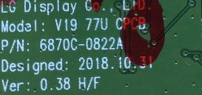 T-CON PARA TV SONY / 6871L-6021A / 6870C-0822A / 6021A / PANEL LE770AQP(AM)(A1) / MODELO XBR-77A9G - Imagen 3