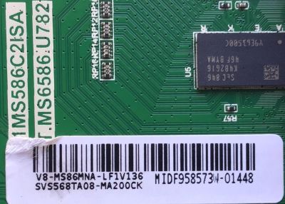 MAIN PARA TV TCL / NUMERO DE PARTE SVS568TA08-MA200CK / 1MS586C2ISA / T.MS6586.U782 / V8-MS86MNA-LF1V136 / MODELO 55''/ 50'' / ESTA TARJETA ES CHINA Y ES UTILIZADA EN DIFERENTES MARCAS Y MODELOS / ENTRAR A DESCRIPCIÓN DEL PRODUCTO - Imagen 3