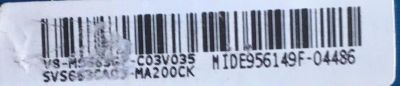 MAIN FUENTE PARA TV PANAVOX / SVS663CS03-MA200CK / CV3663LH-A42 / MIDE956149F-04486 /  ESTA TARJETA ES CHINA Y ES UTILIZADA EN DIFERENTES MARCAS Y MODELOS / ENTRAR A DESCRIPCIÓN DEL PRODUCTO - Imagen 2