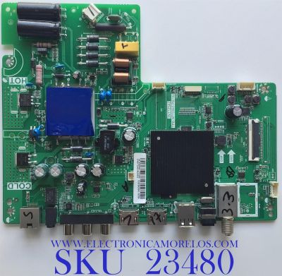 MAIN FUENTE PARA TV EVL / SVSNT72A43-MA200CK / TPD.NT72563.PB782 / V8-NT563NA-LF1V304 / MIDF960564C-00584 / 3NT25A2 / PANEL LC430DUY-3HA1 / MODELO 43'' / ESTA TARJETA ES CHINA Y ES UTILIZADA EN DIFERENTES MARCAS Y MODELOS
