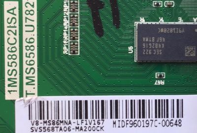 MAIN PARA TV PIONEER  / SVS568TA06-MA200CK / 1MS586C2ISA / T.MS6586.U782 / V8-MS86MNA-LF1V167 / MODELO PLE-55S09UHD / PLE55S09UHD - Imagen 2