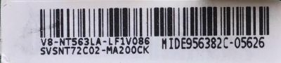 MAIN FUENTE PARA TV KALLEY / SVSNT72C02-MA200CK / TPD.NT72563.PB783 / V8-NT563LA-LF1V086 / MIDE956382C-05626 / 3NT725C2 / 32'' / 39'' / 40'' / ESTA TARJETA ES CHINA Y ES UTILIZADA EN DIFERENTES MARCAS Y MODELOS / ENTRAR A DESCRIPCIÓN DEL PRODUCTO - Imagen 3