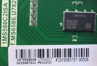 MAIN PARA TV TCL / SVS568TA02-MA200CK / 1MS586C2ISA / T.MS6586.U782 / V8-MS586NA-LF1V117 / MODELO 55''/ 50'' / ESTA TARJETA ES CHINA Y ES UTILIZADA EN DIFERENTES MARCAS Y MODELOS / ENTRAR A DESCRIPCIÓN DEL PRODUCTO - Imagen 2