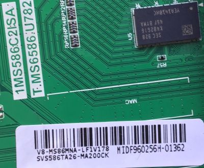 MAIN PARA TV PIONEER / SVS586TA26-MA200CK / T.MS6586.U782 / V8-MS86MNA-LF1V178 / 1MS586C2ISA / MODELO PLE-58S09UHD / PLE58S09UHD  - Imagen 2