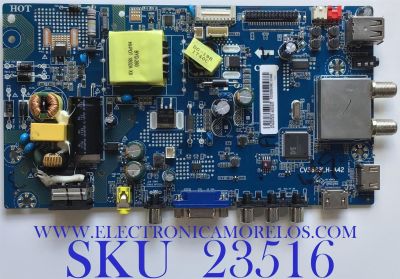 MAIN FUENTE PARA TV PANAVOX / SVS663CA02-MA200CK / CV3663LH-A42 / V8-MS663GP-C03V038 /  MODELO PANAVOX  24D366 / 3ESTA TARJETA ES CHINA Y ES UTILIZADA EN DIFERENTES MARCAS Y MODELOS / ENTRAR A DESCRIPCIÓN DEL PRODUCTO