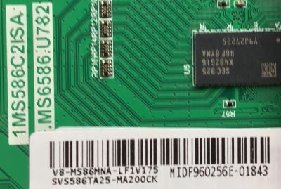 MAIN PARA TV PIONEER / SVS586TA25-MA200CK / T.MS6586.U782 / V8-MS86MNA-LF1V175 / 1MS586C2ISA / MODELOS  PLE-50S08UHD / PLE-50S10UHN - Imagen 2