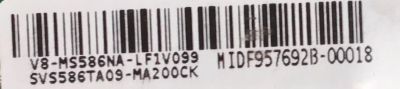MAIN PARA TV AIWA / SVS586TA09-MA200CK / T.MS6586.U781 / V8-MS586NA-LF1V099 / 1MS586A2 / MODELO AW TV-65UHD4K-SPN / ESTA TARJETA ES CHINA Y ES UTILIZADA EN DIFERENTES MARCAS Y MODELOS / ENTRAR A DESCRIPCIÓN DEL PRODUCTO - Imagen 2