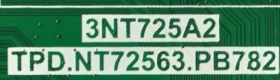 MAIN FUENTE PARA TV HKPRO ORIGINAL / NUMERO DE PARTE SVSNT72A45-MA200CK / TPD.NT72563.PB782 / 3NT725A2 / V8-NT563NA-LF1V278 / MIDF959333N-00274 / MODELO HK-P433M8 - Imagen 2