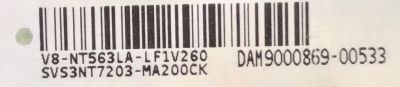 MAIN PARA TV PIONEER / SVS3NT7203-MA200CK / TPD.NT72563.PB782 / V8-NT563LA-LF1V260 / 3NT725A2 / ESTA TARJETA ES CHINA Y ES UTILIZADA EN DIFERENTES MARCAS Y MODELOS / ENTRAR A DESCRIPCIÓN DEL PRODUCTO - Imagen 2