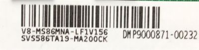 MAIN PARA TV PHILIPS  / SVS586TA19-MA200CK / T.MS6586.U781 / V8-MS86MNA-LF1V156 / 1MS586A2 / MODELO 65PFL5504/F8 / ESTA TARJETA ES CHINA Y ES UTILIZADA EN DIFERENTES MARCAS Y MODELOS / ENTRAR A DESCRIPCIÓN DEL PRODUCTO - Imagen 2