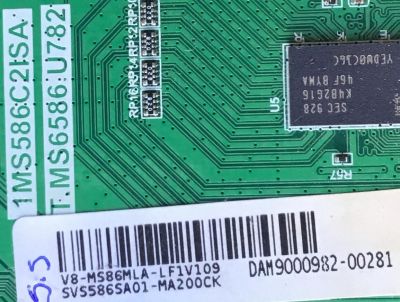 MAIN  PARA TV PIONEER  / SVS586SA01-MA200CK / T.MS6586.U782 / V8-MS86MLA-LF1V109 / 1MS586C2ISA  / ESTA TARJETA ES CHINA Y ES UTILIZADA EN VARIAS MARCAS Y MODELOS / ENTRAR A DESCRIPCION DEL PRODUCTO - Imagen 2