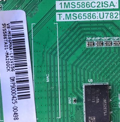 MAIN  PARA TV PIONEER / SVS586TA01-MA200CK /  T.MS6586.U782 /  V8-MS86MNA-LF1V156 / 1MS586C2ISA / ESTA TARJETA ES CHINA Y ES UTILIZADA EN VARIAS MARCAS Y MODELOS / ENTRAR A DESCRIPCION DEL PRODUCTO - Imagen 2