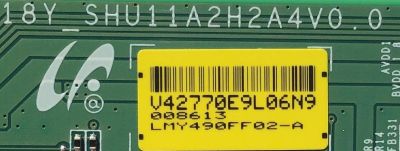 T-CON PARA TV SONY BRAVIA / NUMERO DE PARTE LJ94-42770E / 18Y_SHU11A2H2A4V0.0 / 1-001-714-11 / 42770E / LMY490FF02-A / PANEL YD9S049DND01 / DISPLAY LSY490FF02-A01 / MODELO XBR-49X950H / XBR49X950H - Imagen 2