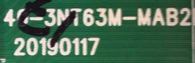 MAIN FUENTE PARA TV AIWA / SVSNT72A60-MA200CK / 40-3NT63M-MAB2HG / V8-NT563NA-LF1V307 / DISPLAY CC430LV1D Ver.02 / MODELO HKP43SM8NEG - Imagen 2