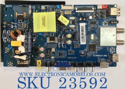 MAIN FUENTE PARA TV PANAVOX / SVS663CA04-MA200CK / CV3663LH-A42 / V8-MS663C0-014V002 / ESTA TARJETA ES CHINA Y ES UTILIZADA EN DIFERENTES MARCAS Y MODELOS / ENTRAR A DESCRIPCIÓN DEL PRODUCTO