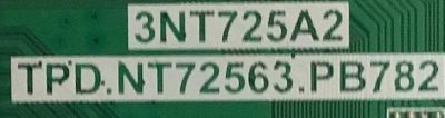 MAIN FUENTE PARA TV OLIMPO / SVS725TC01-MA200CK / TPD.NT72563.PB782 / 3NT725A2 / V8-NT563LA-LF1V286 / PANEL ST315IA05 / ESTA TARJETA ES CHINA Y ES UTILIZADA EN DIFERENTES MARCAS Y MODELOS / ENTRAR A DESCRIPCIÓN DEL PRODUCTO - Imagen 3