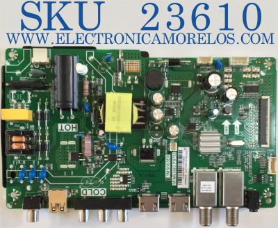 MAIN FUENTE PARA TV PANAVOX / J18124396 / TP.MS3663.PB782 / 02-SH763B-C189000 / 3MS663E0 /  32D1200 /  ESTA TARJETA ES CHINA Y ES UTILIZADA EN DIFERENTES MARCAS Y MODELOS / ENTRAR A DESCRIPCIÓN DEL PRODUCTO