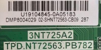 MAIN FUENTE PARA TV PHILIPS / NUMERO DE PARTE 02-SHNT72563-CB09 / 3NT725A2 / TPD.NT72563.PB782 / U19104845-0A05183 / DISPLAY ST3151A05-8 / MODELO 32PFL4504 - Imagen 2