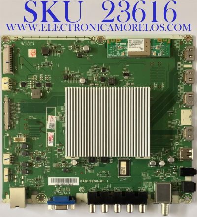 MAIN PARA TV PHILIPS / A6192MMA-001 / BA6192G0401 1 / A6192UZ / A6192-MMA / PANEL 0B75P3002 / MODELO 75PFL6601/F7