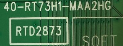 MAIN PARA SMART ROKU TCL 4K UHD CON HDR RESOLUCION (3840 x 2160) / SVSRT3003-MA200AA / 40-RT73H1-MAA2HG / V8-RT73K01-LF1V1611 / PANEL LVU550NEBL AD9W13  / MODELO 55S525 - Imagen 2