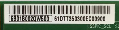 T-CON PARA TV SONY / 6B01B002QW500 / 6201B001DJ300 / PANEL YD5S750DTN01 / MODELO XBR-75X940C / XBR75X940C - Imagen 2