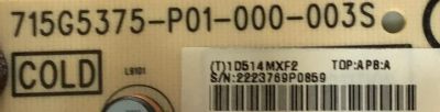 FUENTE DE PODER PARA TV PANASONIC / TZZ00000394A / 715G5375-P01-000-003S / 1D514MXF2 / (T)1D514MXF2 / PANEL V236H1-LE6 / MODELOS TC-L24X5 / TC-L24X5L / TC-L24X5X - Imagen 2