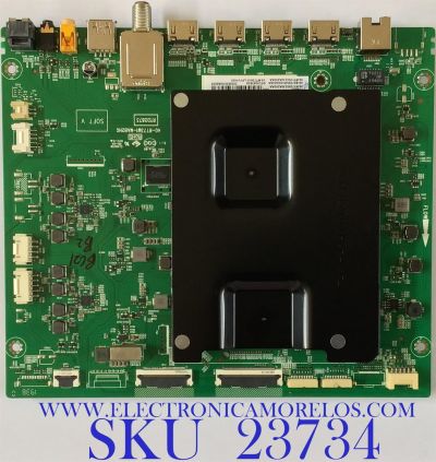 MAIN PARA SMART TV TCL ROKU K QLED DOLBY VISION HDR / 08-SS75DUD-OC403AA / 40-RT73M1-MAB2HG / 08-RT73002-MA200AA / V8-RT73K01-LF1V1435 / PANEL LVU750NEBL SD9W02 / MODELO 75Q825