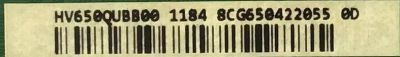 T-CON PARA TV HAIER / 47-6021050 / HV650QUBB00 / PANEL CN65XB7B00 / MODELOS 65UF2505 - Imagen 2