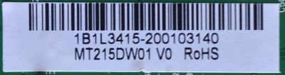 MAIN PARA TV BLUSENS / NUMERO DE PARTE 1B1L3415 / T.RSC8.8A 11212 / T20120108 / 20111223155011 / PANEL MT215DW01 V.0 / MODELO M94R22C - Imagen 2