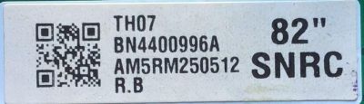 LED DRIVER PARA TV SAMSUNG / NUMERO DE PARTE BN44-00996A / L82S9SNRC_RHS / BN4400996A / PANEL CY-TR082JLLV1H / MODELO QN82Q900RBFXZA FA01 / QN82Q900RBFXZA FD02 - Imagen 3