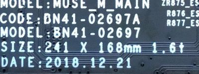 MAIN PARA SMART TV SAMSUNG QLED 4K UHD CON HDR RESOLUCION (3.840 x 2.160) / NUMERO DE PARTE BN94-14506H / BN41-02697A / BN97-15892J / PANEL CY-QR043HGEV1H / MODELO QN43LS03RAFXZA - Imagen 4