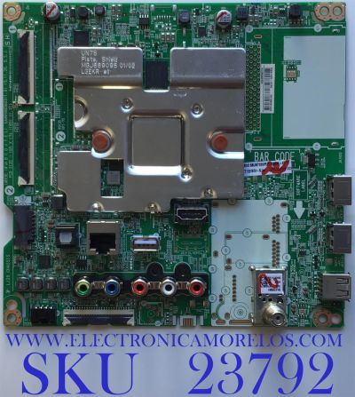 MAIN PARA SMART TV LG 4K UHD CON HDR RESOLUCION (3,840 x 2,160) / NUMERO DE PARTE EBT66491003 / EAX69083603 / EAX69083603(1.0) / PANEL NC550DGG-AAGPA / DISPLAY LC550DGJ (SL)(A2) / MODELO 55UN7000PUB / 55UN7000PUB.BUSWLKR