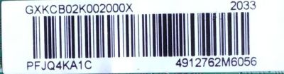 MAIN PARA SMART TV INSIGNIA 4K UHD  / NUMERO DE PARTE XKCB02K002 / 715GA715-M01-B00-005K / 715GA715-M0E-B00-005G / TPV5053-02240202 / PANEL TPT500B5-U2T01.D REV:S01AN / TPT550U2-D132.L REV:S21C / MODELO NS-50DF710NA21 / CV500U2-T01 / NS-55DF710NA21 - Imagen 2