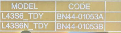 FUENTE DE PODER PARA TV SAMSUNG / NUMERO DE PARTE BN44-01053A / BN4401053A / MODELOS UN43TU8000 / UN43TU8200 / UN43TU8000FXZA XB25 / UN43TU8000FXZA DB04 / UN43TU8000FXZA DB08 / UN43TU8000FXZA DA07 / UN43TU8000FXZA DA02 / UN43TU8200FXZA DA03 - Imagen 3