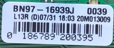 MAIN PARA TV SAMSUNG 4K·UHD·HDR / NUMERO DE PARTE BN94-15417F / BN41-02756B / BN97-16939J / BN96-52107A / DISPLAY V430DJ1-Q01 / 50406A / MODELOS UN43TU8000FXZA DA07 / UN43TU8000FXZA DA02 / UN43TU8000FXZA DB04 / UN43TU8000FXZA DB08 / UN43TU8200FXZA DA03 - Imagen 2