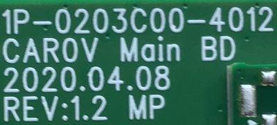 MAIN PARA TV VIZIO / NUMERO DE PARTE 0170CAR0V100 / Y8389322D / 1P-0203C00-4012 / 0170CAR0V100 322E / PANEL'S SD700DUA-5 / SD700DUS-5 / DISPLAY FP695R3HC020 / MODELOS V705-H3 / V705-H13 / V705-H13 LFTRZONW / V705-H13 LFTRZOLW - Imagen 3