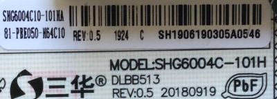 FUENTE DE PODER PARA TV PIONEER / NUMERO DE PARTE 81-PBE050-H64C10 / SHG6004C-101H /  DLBB513 / 20180919  / MODELO  PLE-50S08UHD - Imagen 2