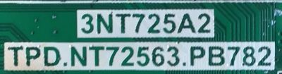 MAIN FUENTE PARA TV HKPRO / NUMERO DE PARTE SVSNT72A09-MA200CK / TPD.NT72563.PB782 / V8-NT563NA-LF1V208 / 3NT725A2 / DISPLAY ST3151A05-8 / MODELO HKP32SM7 /  - Imagen 3