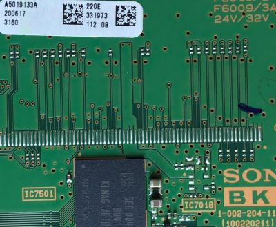 MAN PARA TV SONY BRAVIA 4K·UHD·HDR SMART TV / NUMERO DE PARTE A5019133A 220 / 1-002-204-11 / 100220211 / 100220411 / A-5019-133-A 220 / A-5019-132-A / PANEL YSAF065CNS01 / DISPLAY ST6451D02-E VER.2.2 / MODELO KD-65X750H / KD-65X75CH - Imagen 2