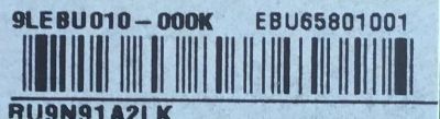 MAIN PARA SMART TV LG 4K UHD CON HDR RESOLUCION (3840 x 2160) / NUMERO DE PARTE EBU65801001 / EAX68253605 (1.1) / PANEL NC650DQG-AAGX5 / MODELO 65UM6900PUA.BUSYLKR - Imagen 3