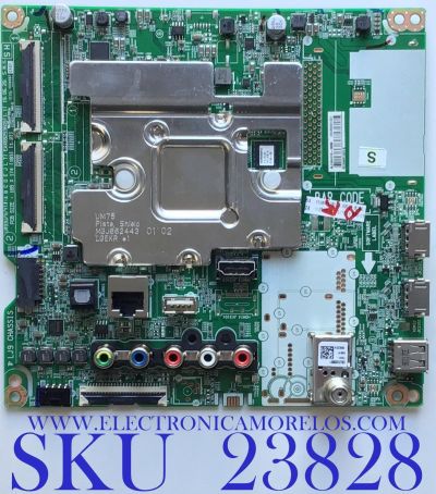 MAIN PARA SMART TV LG 4K UHD CON HDR RESOLUCION (3840 x 2160) / NUMERO DE PARTE EBU65801001 / EAX68253605 (1.1) / PANEL NC650DQG-AAGX5 / MODELO 65UM6900PUA.BUSYLKR