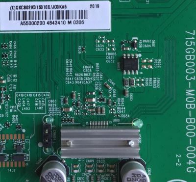 MAIN PARA SMART TV VIZIO 4K UHD CON HDR RESOLUCION (3840 x 2160) / NUMERO DE PARTE XKCB02K015 / 715GB003-M0B-B00-004G / (X)XKCB02K01510X / PANEL TPT550U1-QVN05.U REV:S5DB1H / DISPLAY T550QVN05.D / MODELO M55Q8-H1 LTYWZLKW - Imagen 2